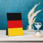 Duitse vlag fotoplaat (Zijkant)