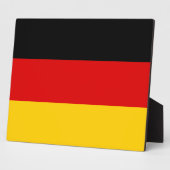 Duitse vlag fotoplaat (Zijkant)