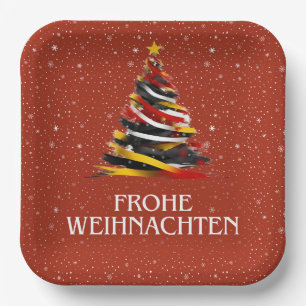 DUITSE VLAG GEÏNSPIREERD PAPIEREN BORDJE