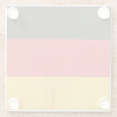 Duitse vlag glazen onderzetter (Achterkant)