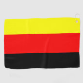 Duitse vlag golfhanddoek (Horizontaal)