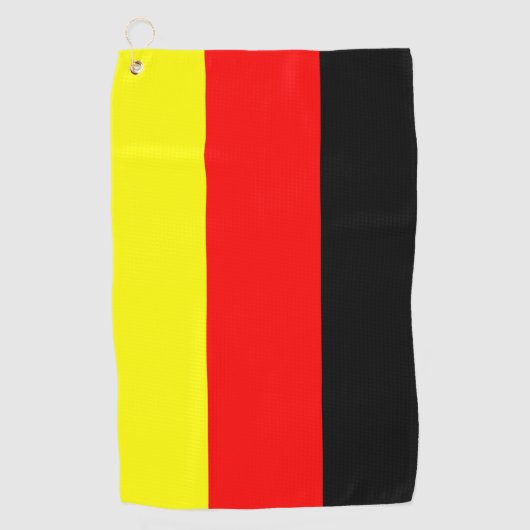Duitse vlag golfhanddoek (Voorkant)