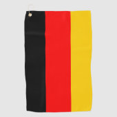 Duitse vlag golfhanddoek (Voorkant)