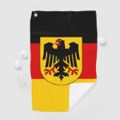 Duitse vlag golfhanddoek (Insitu)
