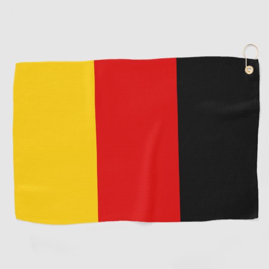 Duitse vlag golfhanddoek (Horizontaal)