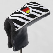 Duitse vlag golfheadcover (3/4 voorkant)