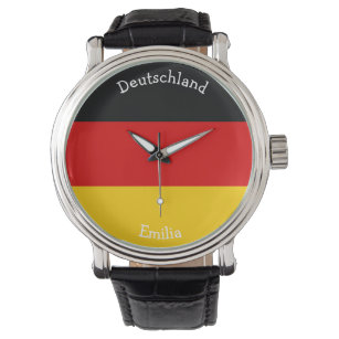 Duitse vlag grafisch horloge