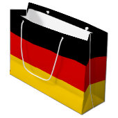 Duitse vlag groot cadeauzakje (Voorkant Gekanteld)