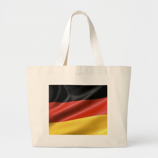 Duitse vlag grote tote bag (Voorkant)