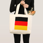 Duitse vlag grote tote bag (Voorkant (product))