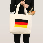 Duitse vlag grote tote bag (Voorkant (product))