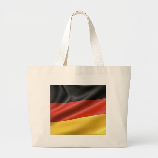 Duitse vlag grote tote bag (Voorkant)