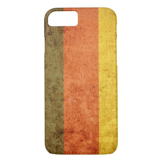 Duitse vlag - Grunge Case-Mate iPhone Case (Achterkant)