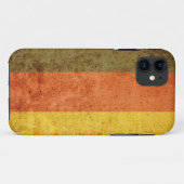 Duitse vlag - Grunge Case-Mate iPhone Case (Achterkant (horizontaal))