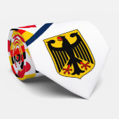 Duitse vlag - hartpatroon Duitsland nationale trot Stropdas (Opgerold)