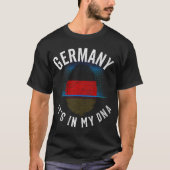 - duitse vlag - in mijn DNA - , Duits gi T-shirt (Voorkant)