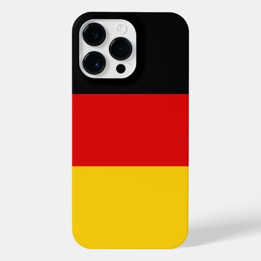 Duitse vlag iPhone hoesje (Achterkant)