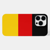 Duitse vlag iPhone hoesje (Achterkant horizontaal)
