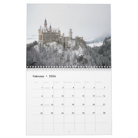 Duitse vlag kalender (Feb 2026)