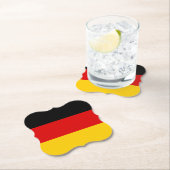 Duitse vlag kartonnen onderzetters (Insitu)