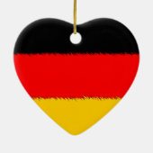 Duitse vlag keramisch ornament (Achterkant)