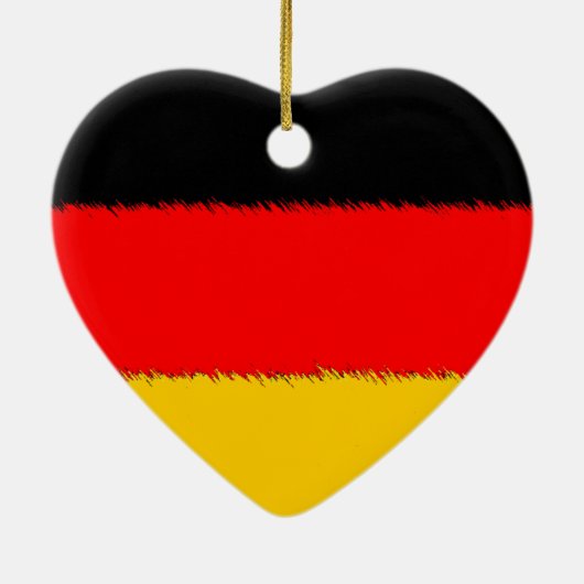 Duitse vlag keramisch ornament (Achterkant)