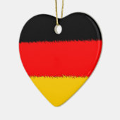 Duitse vlag keramisch ornament (Links)