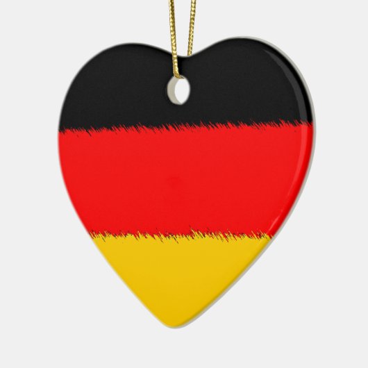 Duitse vlag keramisch ornament (Links)