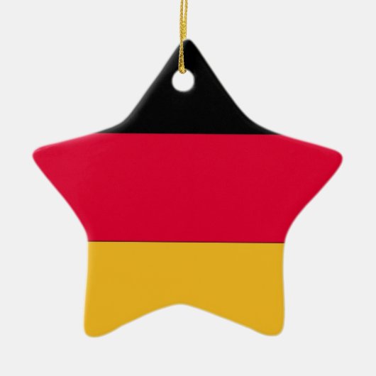 Duitse vlag keramisch ornament (Voorkant)
