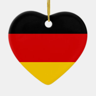 Duitse vlag keramisch ornament