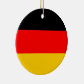 Duitse vlag keramisch ornament (Rechts)