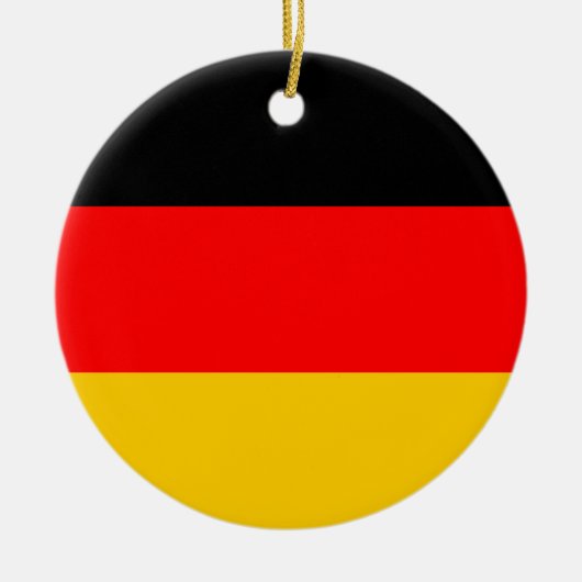 Duitse vlag keramisch ornament (Voorkant)