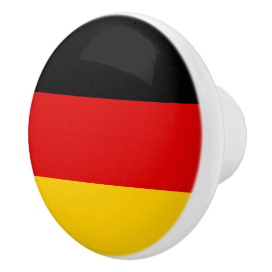 Duitse vlag keramische knop (Rechts)