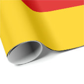 Duitse vlag kleuren zwart rood goud 5" strepen cadeaupapier (Rol Hoek)