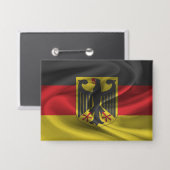 Duitse Vlag Knop Button (Voorkant / Achterkant)