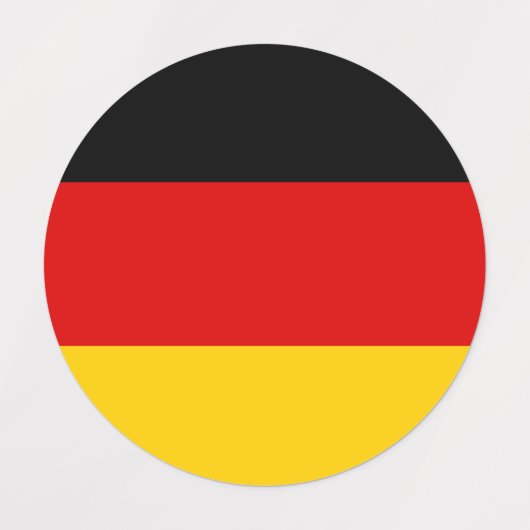 Duitse vlag labels (Design 1)