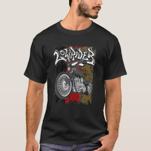 Duitse vlag Latino Vicla Cholo Motorcycli Lowride T-shirt