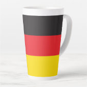 Duitse vlag latte mok (Rechterhoek)