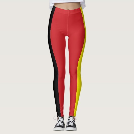 Duitse Vlag Leggings (Voorkant)
