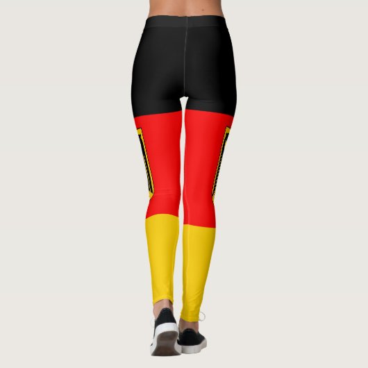 Duitse vlag leggings (Achterkant)