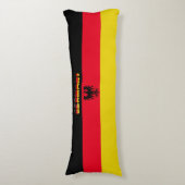 Duitse vlag lichaamskussen (Voorkant Verticaal)