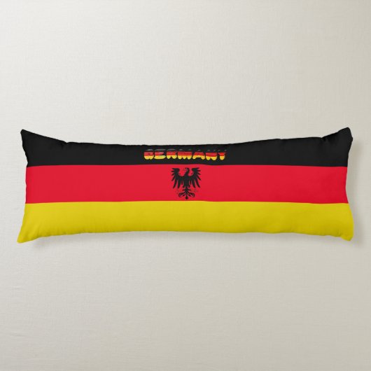 Duitse vlag lichaamskussen (Voorkant)
