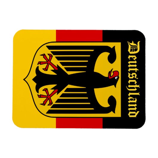 Duitse vlag magneet (Horizontaal)