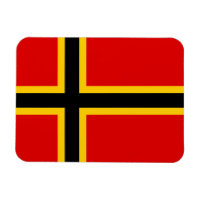 Duitse Vlag Magneet - Noordse Kruis