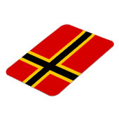 Duitse Vlag Magneet - Noordse Kruis (Linkerzijde)