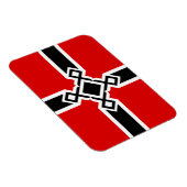 Duitse vlag Magnet - Rune Cross Magneet (Rechterzijde)