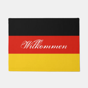 Duitse vlag — mat met Duitsland — verwelkomde 