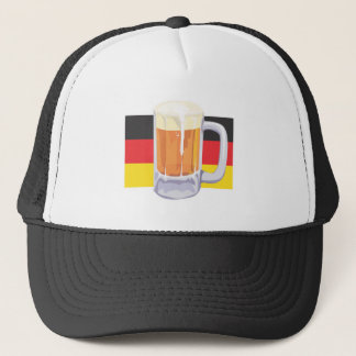 Duitse vlag met bier trucker pet