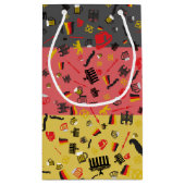 Duitse vlag met cultuurgoederen klein cadeauzakje (Achterkant)