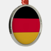 Duitse vlag metalen ornament (Rechts)